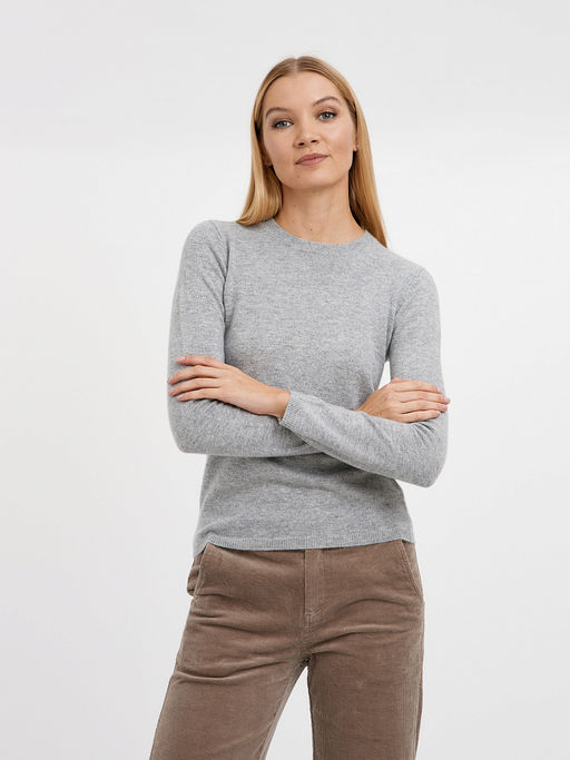 джемпер женский из шерсти с добавлением люрекса - Glenfield фото 3