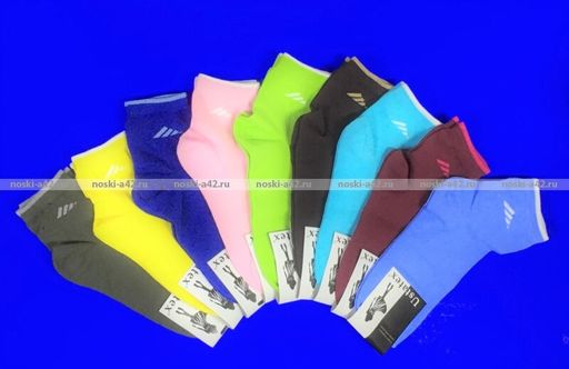 Цена за 10 пар. ЮстаТекс носки женские 2с15 СПОРТ ассорти 23-25 - Юста-текс фото 57
