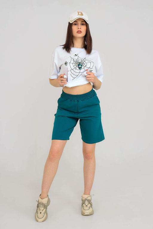 Шорты Натали 21586 из хлопка с полиэстером  фото 16