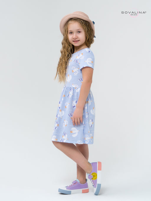 Платье Лето чайки на голубом ВБ - Sovalina фото 13