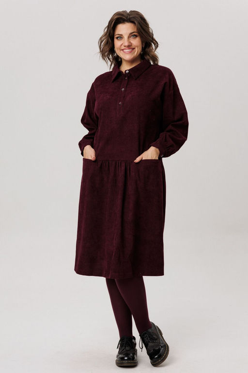 Платье ANELLI 1730 морозная вишня  фото 8