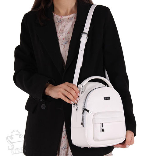 Рюкзак женский 69152 white Velina Fabbiano-Safenta/20 в Новосибирске