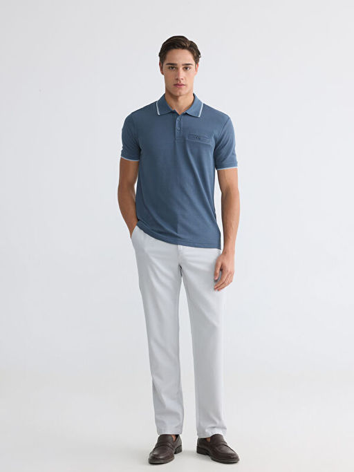 Polo Yaka Str?kt?rl? Erkek Ti??rt