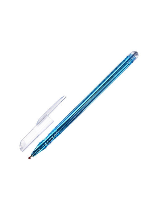 Цена за 12 шт. Ручка шариковая 0,7 мм стержень синий, корпус тонированный синий - Simaland фото 8