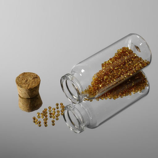 Баночки для хранения бисера d=3×7.3 см, 5 шт.