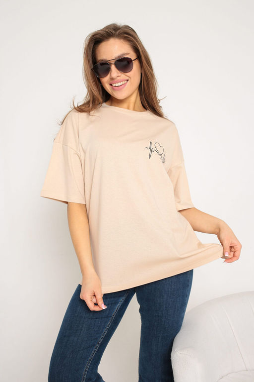 Футболка оверсайз женская с принтом "Ирина"