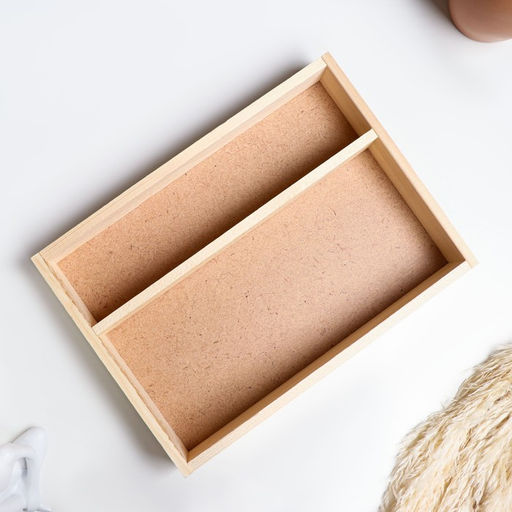 Кашпо деревянное 25.5204.5 см Макарунас, натуральный Дарим Красиво  фото 3