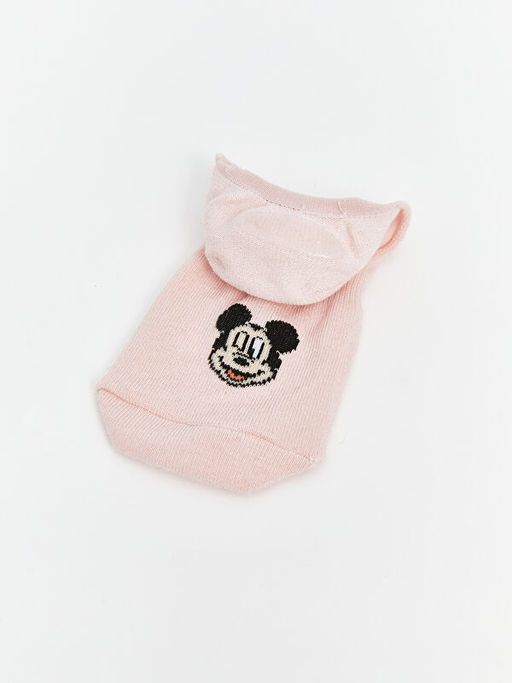 Mickey Mouse Bask?l? Kad?n Babet ?orap 3l?