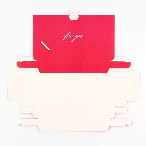 Цена за 5 шт. Коробка для шоколада с местом для денег «Тюльпаны», 20 х 2 х 10 см