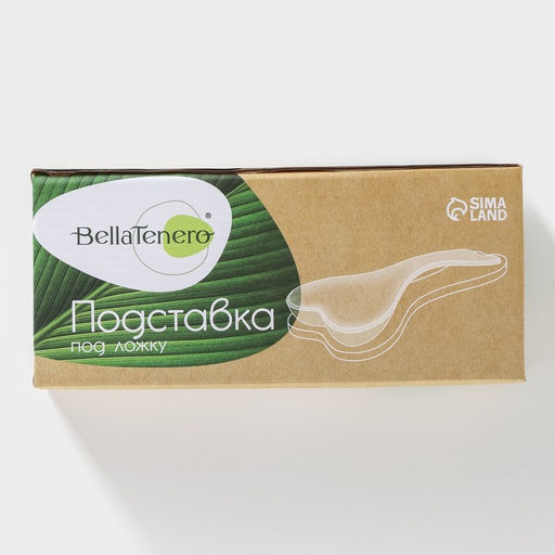 Подставка под ложку BellaTenero, 23×10×2.7 см, фарфор