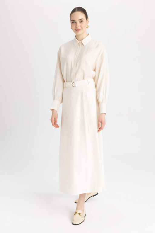 Макси-юбка-трапеция - Defacto фото 6