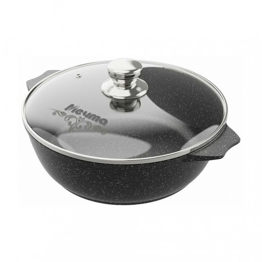 ГРАНИТ BLACK Жаровня 6,0 л, арт. 36802