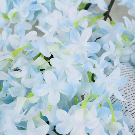 Цветы искусственные «Сирень пышная», 3×95 см, голубые