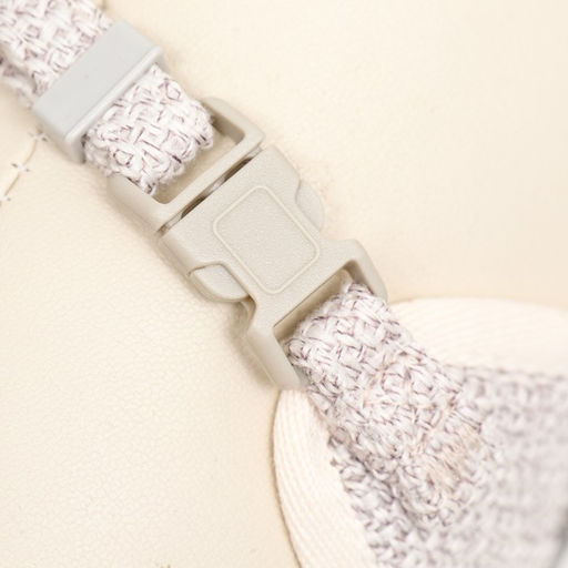 Комплект амуниции Мышка с мягкой шлейкой, поводок 120 х 1 см, ОШ 18-22 см, ОГ 24-30 см, серый - Пижон фото 8