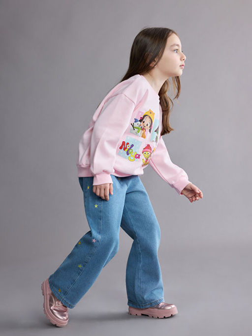 Nak??l? K?z ?ocuk Jean Pantolon