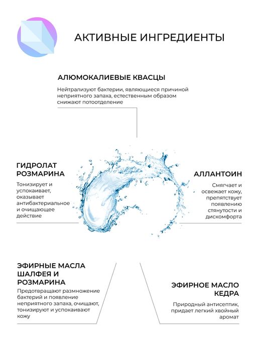 Дезодорант Шалфей и розмарин - Siberina фото 4