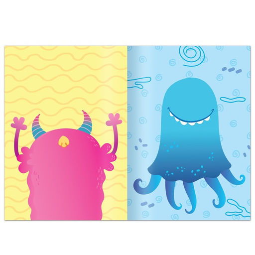 Книга с наклейками Забавные страшилки. Создай своего монстрика, 12 стр., 78 наклеек - Буква-ленд фото 2