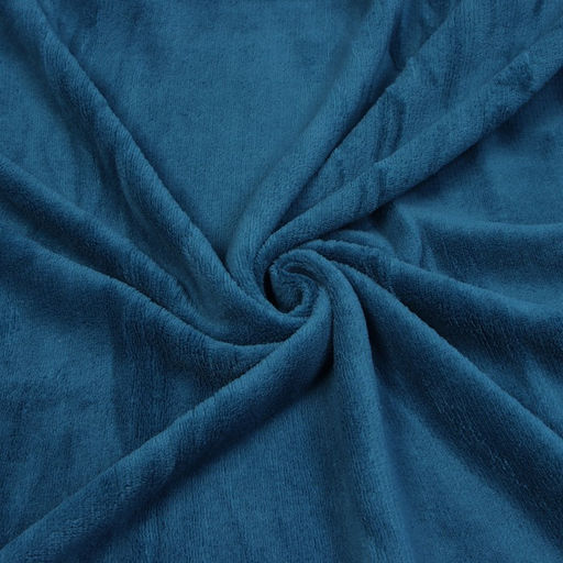 Плед «Этель», 150×200 см, корал-флис, тёмно-синий