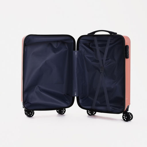 Чемодан малый 20, отдел на молнии, кодовый замок, цвет розовый - Simaland фото 9