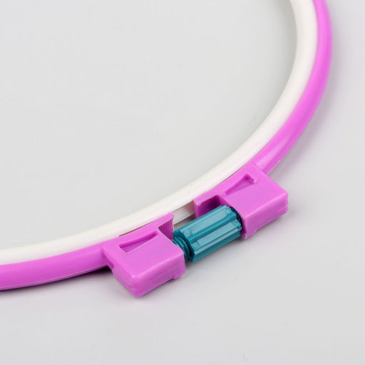 Цена за 10 шт. Пяльцы для вышивания, d=18.2 см, МИКС