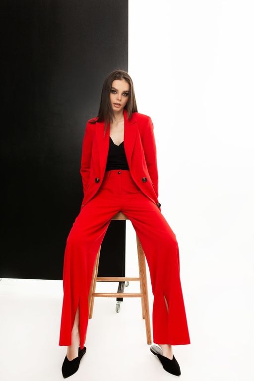 Брюки AURA 4054-170 красный  фото 3