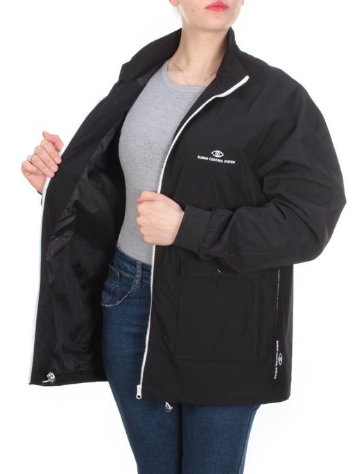 1106 BLACK Ветровка женская MADAM MODA (100% полиэстер) - Fashion фото 9