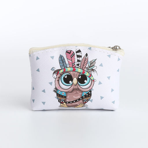 Цена за 2 шт. Кошелёк детский «Совушки» Выбражулька, маленький, монетница, МИКС