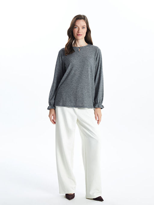 Bisiklet Yaka Kad?n Bluz