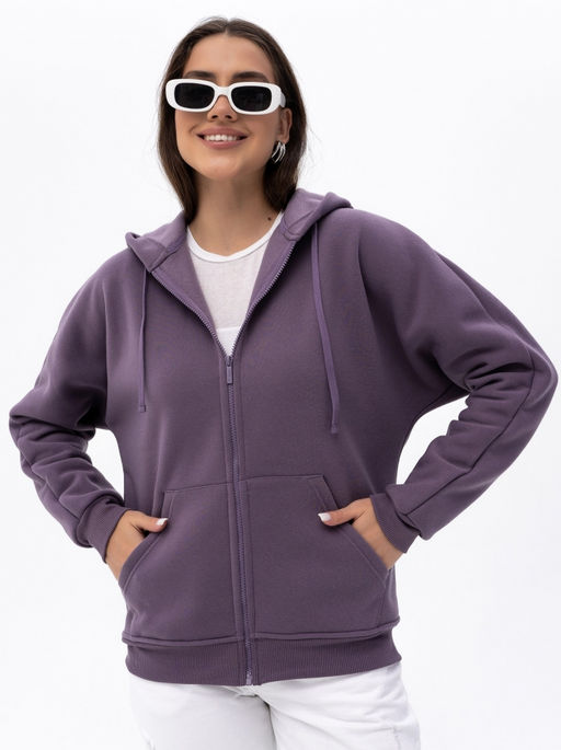 Толстовка жен.арт.286/2-2,серо-лавандовая