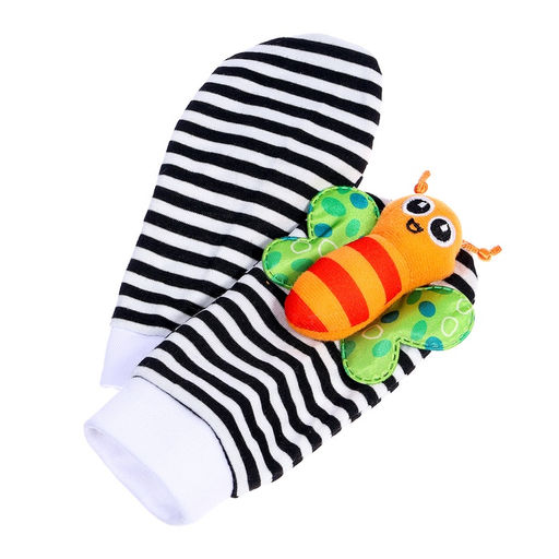 Погремушки детские «Носочки и браслетики», набор 4 шт.