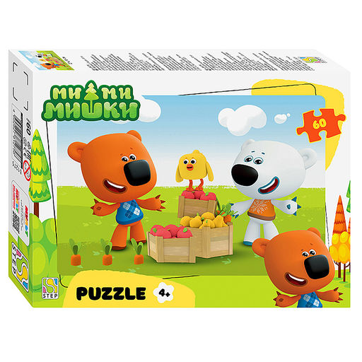 Пазлы 60 "Ми-ми-мишки" (0+ Медиа)
