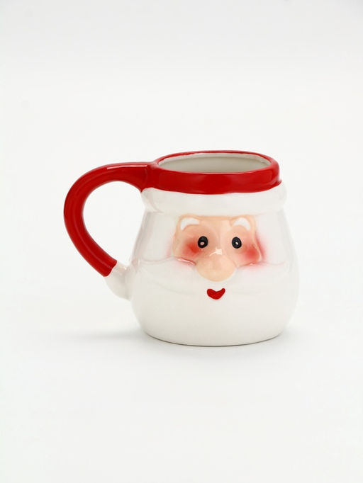 Подарочный набор новогодний Дед Мороз, гель для душа, кружка, мочалка и крем для рук, URAL LAB