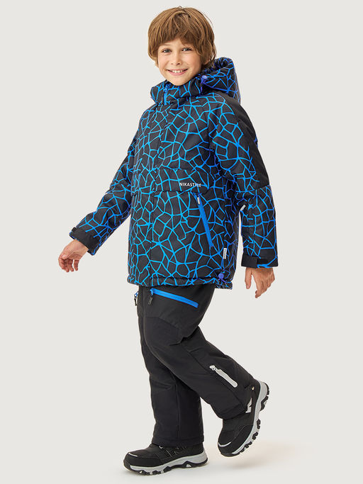 Костюм 7з2925 электрик/черный