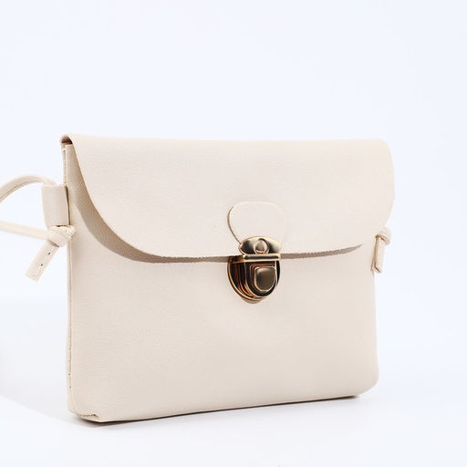 Сумка-мессенджер на клапане, цвет бежевый - Simaland фото 3