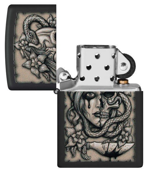 Зажигалка ZIPPO Окровавленное тату | Gory Tattoo 48616  фото 4