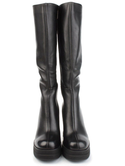 02-3563-24BM-1 BLACK Сапоги зимние женские (натуральная кожа, натуральный мех) - Фабричный китай фото 8