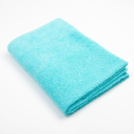 Полотенце махровое Экономь и Я 70*140 см, цв. голубой, 100% хлопок, 320 гр/м2  фото 3