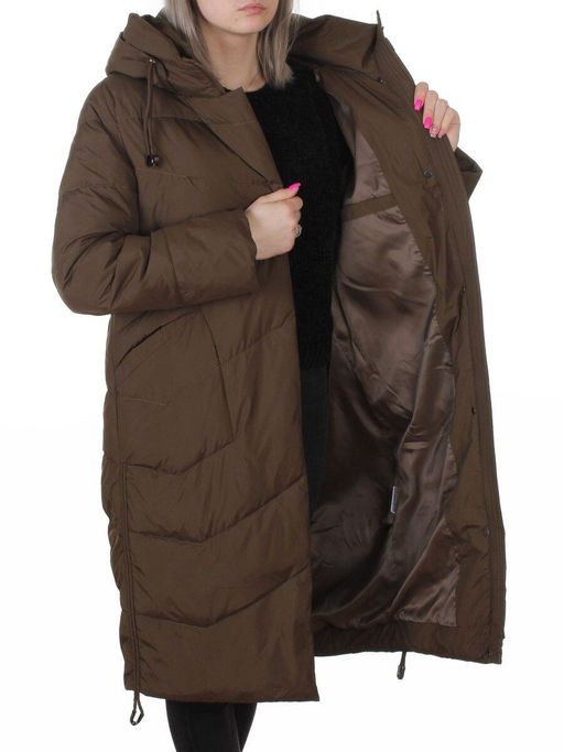 8806 DARK SWAMP Пальто зимнее женское (150 гр. холлофайбер)