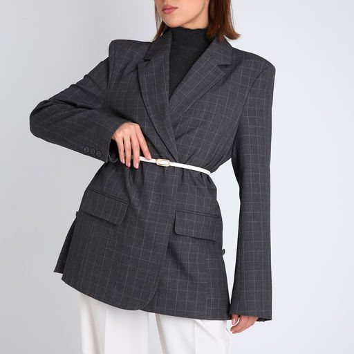 Ремень женский, ширина 0.8 см, пряжка металл, цвет белый - Simaland фото 2