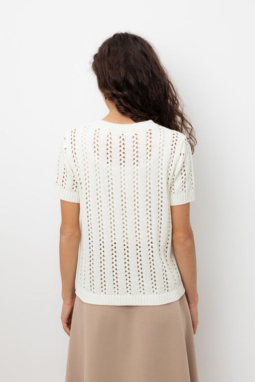 ЕВ 30211/молочный джемпер жен