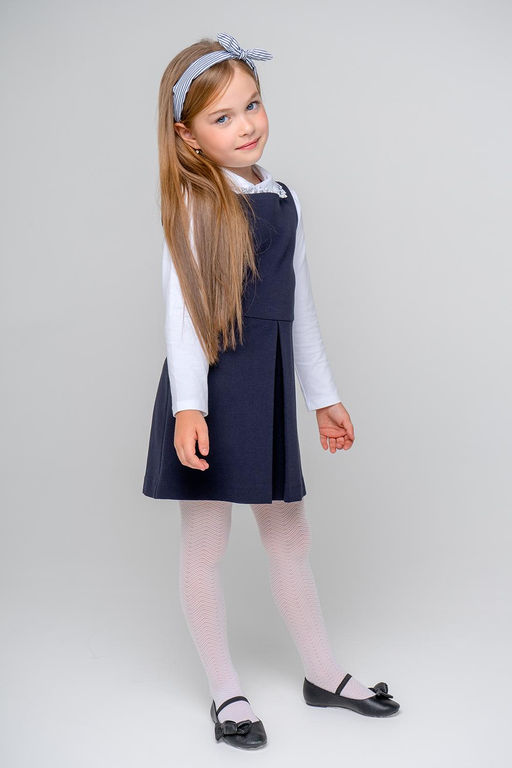 Crockid _ К 5731/темно-синий сарафан для дев