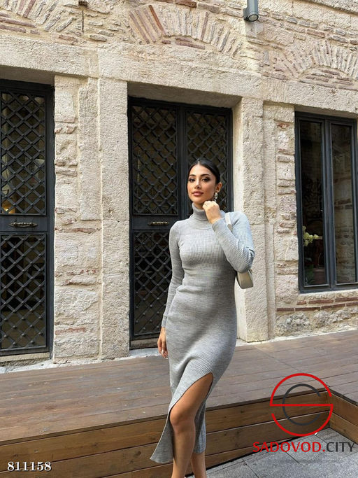 Платье женское с разрезом - Bruno фото 6