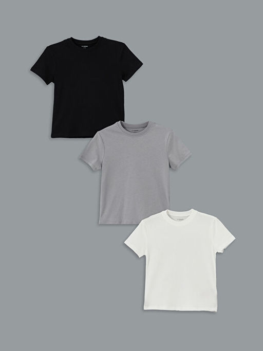 Bisiklet Yaka Erkek ?ocuk Ti??rt 3l?