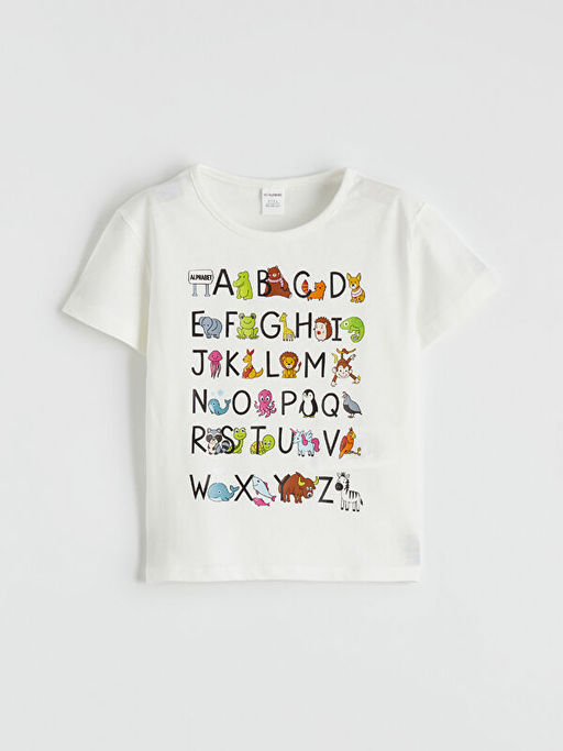 Bisiklet Yaka K?z ?ocuk Ti??rt