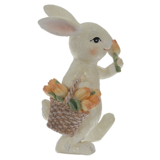 Фигурка декоративная "Заяц", L6,5 W5,5 H11 см