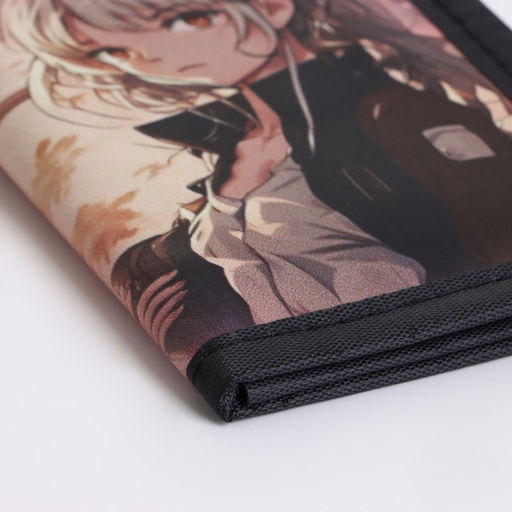 Кошелёк детский на липучке «Выбражулька», бежевый, сиреневый