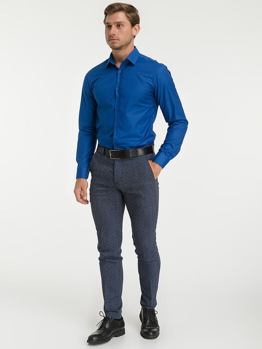 Сорочка мужская длинный рукав GREG 230/238/ZV/P STRETCH  фото 5