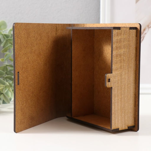 Копилка-книга для денег «Удачи», для купюр, монет, 14×12×5 см