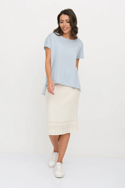 ЗЛАТА Юбка И 014 дл/льняной