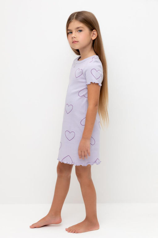 Crockid _ К 1180/лепесток орхидеи,контурное сердце сорочка ночная для дев  фото 4